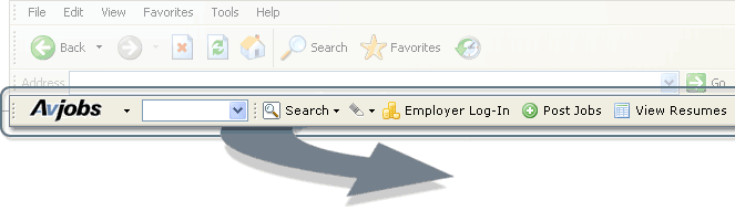 Get the Unique Avjobs Employer Toolbar