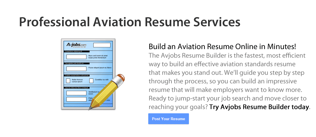 Build an Aviation Resume in Minutes